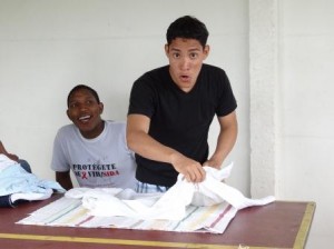 Die sind an der Arbeit